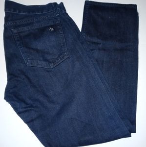 Rag & Bones Indigo Wash Button Fly Jeans Mens 34